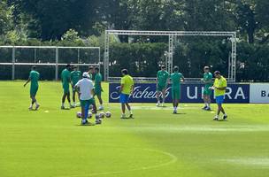 Treino do Palmeiras na Filadelfia (Foto: Thiago Ferri)