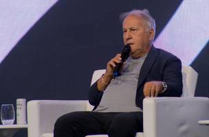 Zico durante evento em Campinas (Foto: Alex Cardim/ EPTV)