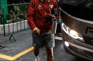 Alan Franco antes de Juventude x Sao Paulo (Foto: Rubens Chiri / Sao Paulo FC)