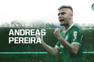 Andreas Pereira fechou com o Palmeiras (Foto: Divulgacao/Palmeiras)