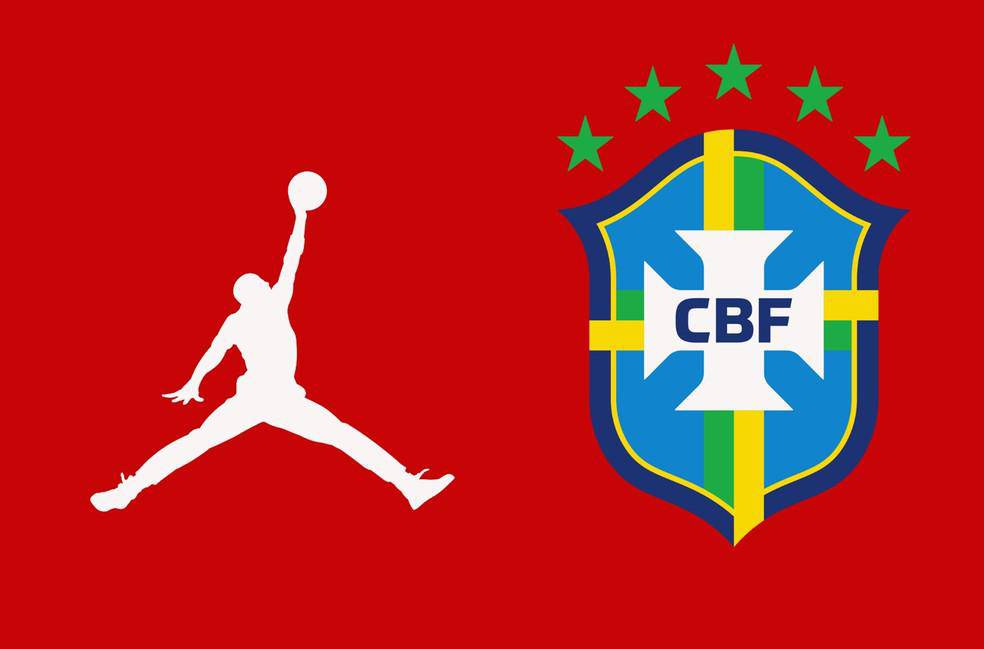 Camisa selecao brasileira vermelha