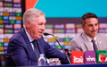 Carlo Ancelotti e Rodrigo Caetano durante convocacao da Selecao para os dois ultimos jogos das Eliminatorias (Foto: RAFAEL RIBEIRO/CBF