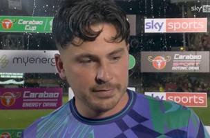 Christy Pym e goleiro do Grimsby Town (Foto: Reproducao/Sky Sports)