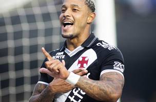 David comemora gol do Vasco contra o Santos (Foto: Matheus Lima/Vasco)