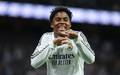Endrick celebra gol pelo Real Madrid contra a Real Sociedad (Foto: Reproducao / Imago