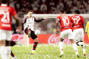 Flamengo venceu os dois jogos e eliminou o Internacional nas oitavas de final na Libertadores (Foto: Adriano Fontes / Flamengo)