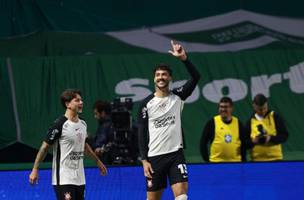 Gustavo Henrique, do Corinthians, comemora apos marcar gol na partida de volta das oitavas de final da Copa do Brasil 2025 entre Palmeiras e Corinthians, no Allianz Parque, em Sao Paulo (Foto: LECO VIANA/THENEWS2/ESTADAO CONTEUDO)