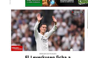 Jornal As crava acerto de Lucas Vasquez com Bayer Leverkusen (Foto: Reproducao As)