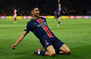 Lateral Direito, Achraf Hakimi pelo PSG (Foto: Divulgacao / PSG)