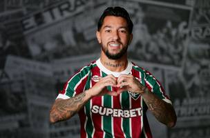 Luciano Acosta e reforco do Fluminense (Foto: Lucas Mercon/Fluminense FC)
