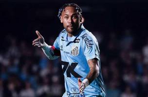 No retorno ao MrumBIS, Neymar marcou duas vezes e ajudou o Santos a vencer o Juventude (Foto: Reproducao / Gazeta Press)