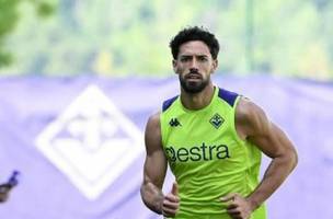 Pablo Mari em treino da Fiorentina (Foto: Divulgacao / Fiorentina)