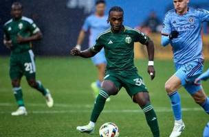 Santiago Moreno em jogo pelo Portland Timbers (Foto: Divulgacao / Portland Timbers)
