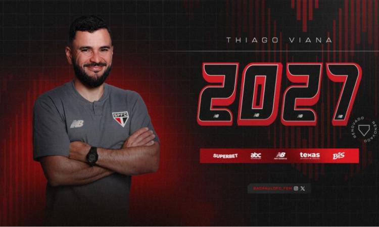 Thiago Viana renova com o Sao Paulo ate 2027