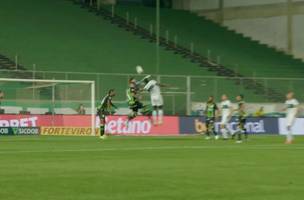 America-MG pede explicacoes a CBF apos polemicas no jogo com o Coritiba na Serie B (Foto: Reproducao)