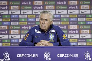 Carlo Ancelotti quer selecao brasileira equilibrada mesmo com quatro atacantes (Foto: Rafael Ribeiro/CBF)