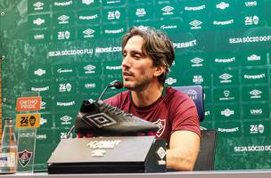 Entrevista coletiva de Luis Zubeldia (Foto: Marina Garcia/Fluminense FC)