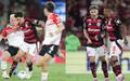 Flamengo e operado pela arbitragem, mas vence Estudiantes e esta a um empate das semis da Libertadores (Foto: Divulgacao/ Flamengo