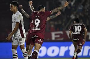 Lanus 1 x 0 Fluminense (Foto: Reproducao/X/@clublanus)