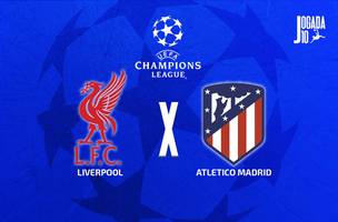 Liverpool x Atletico de Madrid: saiba tudo sobre a estreia na Champions League (Foto: Reproducao / Arte: Jogada10)