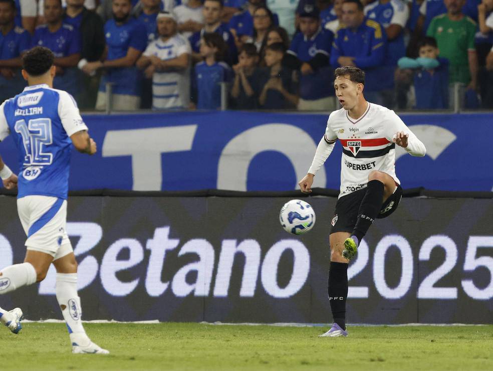 Patryck em Cruzeiro x Sao Paulo