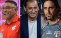 Roger Machado, Ramon Diaz e Luis Zubeldia estao livres no mercado. Fotos: reproducao/Internacional, Corinthians e Sao Paulo FC (Foto: Mercado de tecnicos: nomes conhecidos estao livres