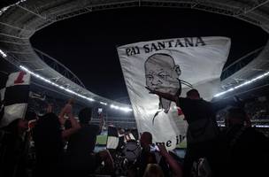 Torcida do Vasco no Nilton Santos (Foto: Dikran Sahagian/Vasco)