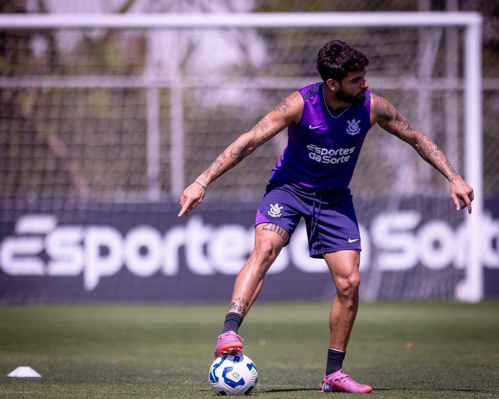 Yuri Alberto em transicao fisica no Corinthians no CT Dr. Joaquim Grava