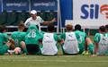 Abel passa instrucoes a jogadores do Palmeiras. (Foto: Cesar Greco/Palmeiras