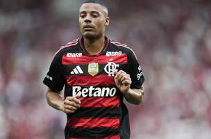De La Cruz em acao pelo Flamengo (Foto: Gilvan de Souza / Flamengo)