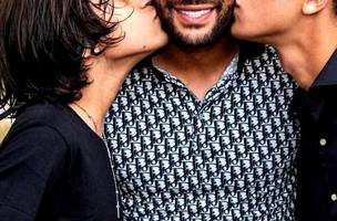 Hulk posa para foto ao lado dos filhos (Foto: Reproducao / Internet)