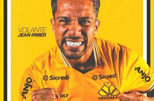 Jean Irmer anunciado pelo Criciuma. (Foto: Criciuma EC/Divulgacao)