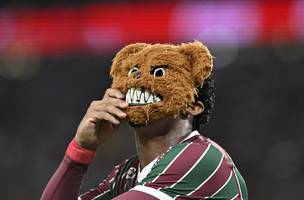 John Kennedy comemora gol do Fluminense sobre o Flamengo. (Foto: Andre Durao/ge)