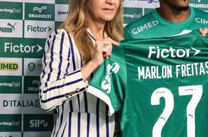 Marlon Freitas e apresentado no Palmeiras (Foto: Reproducao/ Instagram)