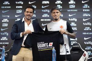 Saldivia sendo apresentado pelo Vasco (Foto: Reproducao/X)