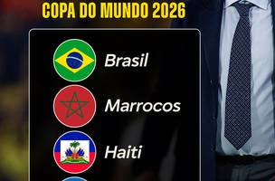 Selecao brasileira, do tecnico Carlo Ancelotti, caiu no Grupo C da Copa do Mundo (Foto: Rafael Ribeiro / CBF)