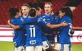 Cruzeiro comemora gol na Libertadores feminina (Foto: Gustavo Martins/Atletico