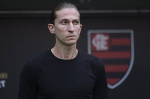 Filipe Luis - Flamengo x Corinthians - Supercopa Rei. (Foto: Mateus Bonomi/AGIF)
