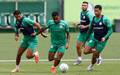 Jefte, Allan, Andreas e Murilo em treino do Palmeiras. (Foto: Cesar Greco / Palmeiras