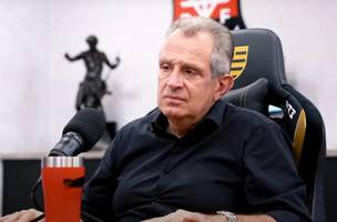 Luiz Eduardo Baptista, o Bap, e o presidente do Flamengo (Foto: Reproducao)