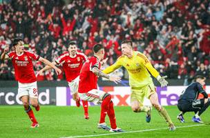 Mbappe durante Benfica x Real Madrid pela fase de liga da Champions League (Foto: Reproducao/X/@SLBenfica)