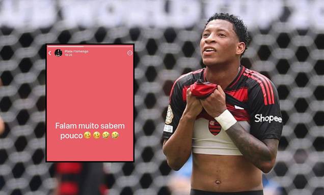 Gonzalo Plata reage a crise no Flamengo com indireta