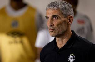 Juan Pablo Vojvoda durante jogo entre Santos e Velo Clube, pelo Paulistao (Foto: Raul Baretta/Santos FC)