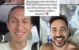 Ex-campeões do Flamengo celebram aniversário de Everton Ribeiro