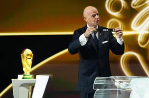 Gianni Infantino, presidente da Fifa (Foto: Jia Haocheng / AFP)