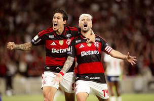 Gustavo Gomez: zagueiro marcou o unico gol do Palmeiras na partida (( (Foto: Adriano Fontes/Flamengo)