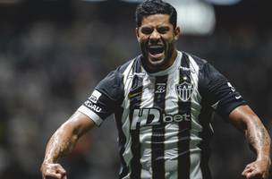 Hulk comemora gol pelo Atletico-MG (Foto: Pedro Souza/Atletico)