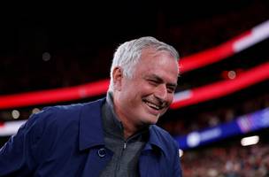 Jose Mourinho, atual treinador do Benfica, em partida contra o Real Madrid (Foto: Filipe Amorim/AFP)