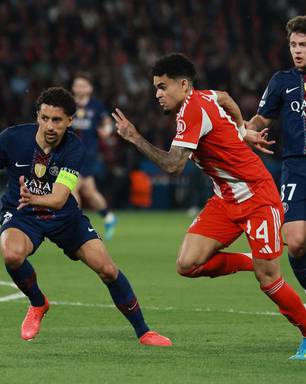 Marquinhos celebra vitória do PSG em jogo eletrizante