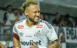 Neymar acerta a trave, Santos e Coritiba empatam na Copa do Brasil